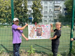 Сегодня в пришкольном лагере жарко! ⚽️🏆