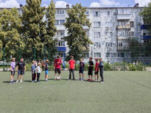 Сегодня в пришкольном лагере жарко! ⚽️🏆
